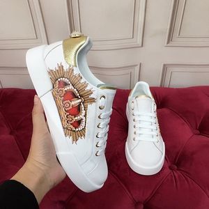 top new arrival Casual Shoes White Black Red Fashion Mens Women Leather Breathable Shoes Open Low sports Sneakers hcAA0003