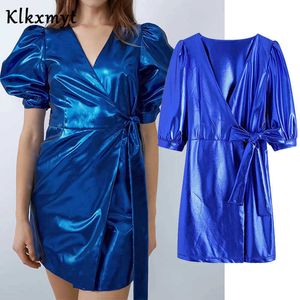 Klkxmyt za vestido mulheres inglaterra estilo moda série metal vintage mini vestidos feminino vestidos de fiesta noche vestido 210527