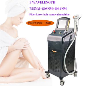 Diodlaser Smärtfri Hårborttagningsmaskin 808nm 755nm 1064nm Valfri issupplypningsanordning med CE-godkänd