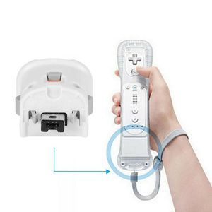 Wii Motion Plus Adaptörü toptan satış-Hareket Artı Sensör Adaptörü Wii Wii U Denetleyici Motionplus Uzaktan S3A7 Oyun Denetleyicileri Joysticks