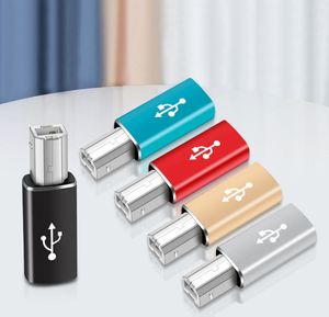 USB 2.0 Yazıcı Adaptörleri Sabit Sürücü Baz Faks Makinesi Tarayıcı Verileri İçin MIDI Tip C