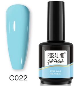 glossy solid blue 15ml lasting long soak off led uv gel polish Led UV Gel Polish plastic bottle 40 colors