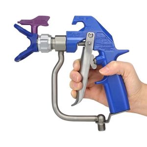 Pistole a spruzzo professionali 4000PSI Accessori per macchine utensili Airless Pistola Piccola testina portatile per ugello in polvere per stucco Cenere