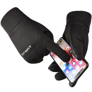 Esportes luvas outono e inverno neoprene ao ar livre tela de toque quente esqui térmico impermeável para homens