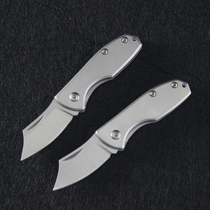 Mini Składany nóż na zewnątrz stal nierdzewna kemping Bezpieczeństwo Przenośne kieszonkowe noże plecakowe narzędzia EDC HW572