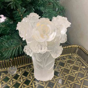 Novo Burner Censer Cristal Flor Incenso Queimador Criativo Árabe Estilo Incenso Stick Holder Ornaments Casa Decoração Decoração Presentes de Natal H1222