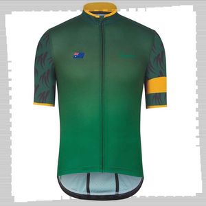 Pro Team Rapha Cykling Jersey Mens Sommar Snabb Torka Sport Uniform Mountain Bike T Shirts Road Cykel Toppar Racing Kläder Utomhus Sportkläder Y21041356