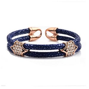 Top Design Fashion Stingray Armband für Damen Herren Q0717