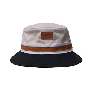 Инструментальный элемент Trend Collising Color Рыболовные шапки Шляпы сшивания мужчин и женщин Street Sunshade Repension Basin Hat