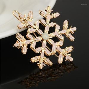 Hair Clips & Barrettes Pinksee Delicate Fashion Rhinestone Snowflake Clip Women Bridesmaid Wedding Prom Party Hairpins Jewelry