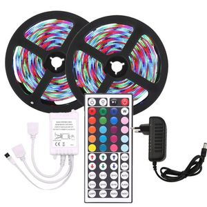 5M-20M Bluetooth LED-remsa 2835 IP20 RGB-remsor LED-lampor Ljus Flexibelt band Stripe DC 12V RGBW-diodband IR-kontrolleradapter D2.0