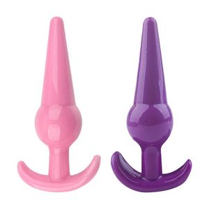 Masaż Elementy Mini TPE Wtyczki Anal Koraliki Galaretki Zabawki Skóra Czułość Dildo Wtyczka Dorosłych Seksowne Zabawki dla Mężczyzn Butt Plug Seksowne Produkty Sexy Zabawki Dla Kobiet wesoły