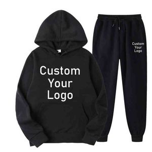 VIP Wholesale Dropshopping Make Your Design Text Custom Hoodies Sweatpants Printed Original Design High Quality Gifts G1229