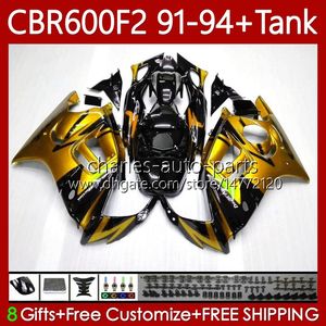 Bodywork + Tank Honda CBR 600 F2 için CC 91-94 Vücut 63no.140 CBR 600FS 600F2 CBR600 FS CBR600F2 91 92 93 94 CBR600-F2 600CC CBR600FS 1991 1992 1993 1994 PERAKEĞİ GOLDER Glossy