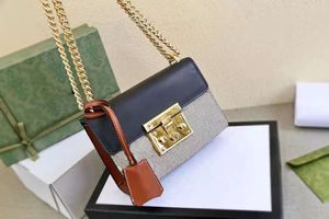 Lock Chain Bag Joker Meninas Solteiras Mulheres Genuíno Couro Bolsas Bolsas Bolsas Bolsas Mensageiro Sacos Inclinados Leitura Feminina