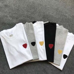 Donne Casual T Shirt Geomrtric Stampa Boy Trendy Manica Corta Studente Street Style Style Oversize Top Fashion Ins Nero Bianco Colore Tee