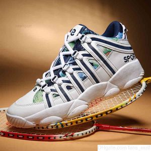 high-top running shoes Men's men women sports no-brand black white red blue casual thick-soled lovers sneakers trainers