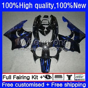 OEM Body For HONDA CBR893 CBR900 RR 1989-1993 Bodywork 36No.57 CBR 893 900 CC 893RR 900RR 89 90 91 1992 1993 CBR893RR Blue flames CBR900RR 1989 1990 1991 92 93 Fairing