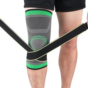 Knästöd Professionell skyddssport Knit Pad Breable Bandage Brace för basket Tennis Cycling Elbow Pads