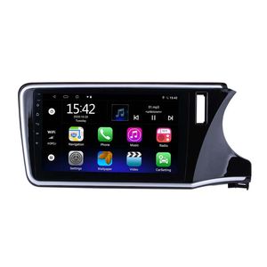 2Din Araba DVD Radyo Stereo Ünite Oyuncu Android 10.0 için 2014-2017 Honda City Sağ El Drive 2GB RAM 32GB ROM ile