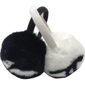 Winter oorbeschermers vrouwelijke konijn fluwelen oorbeschermers klassieke merk oor moffen mode warme warme pluche oorbeschermers