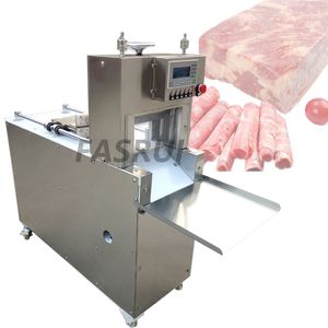 Macchina per affettare l'agnello multifunzionale tagliatrice automatica per carne Utensili da cucina per macchina a rotolo di montone a taglio singolo CNC