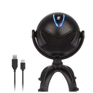 ME7 Alien Snowball Microphone Condenser Microphone USB Computer Live K Song Recording Game Video Conference Microphones