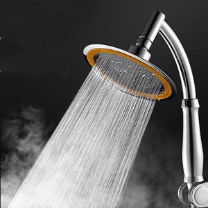 4/6 Inch Adjustable 2 Mode ABS Bathroom Shower Head Ultra-Thin Large Rainfall Shower Head High Pressure Hand Held Shower head 210724