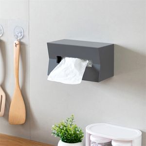 Kitchen Tissue Box Lid Napkin Holder Paper Wall Mounted Hand Wiping Waterproof 210423