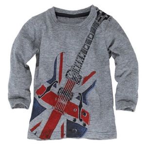 Chitarra Ragazzi t-shirt Abbigliamento per bambini Magliette per bambini magliette a maniche lunghe tutto per abbigliamento per bambini 100% cotone 210413