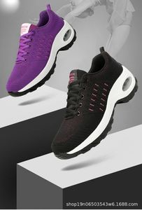 Scarpe basse Donna Soft Zapatos De Mujer Mocassini traspiranti Ladies Summer New Air Cushion Sneakers nere Piattaforma femminile