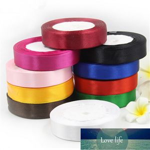 25mm Seiden-Satin-Ribbon 22M Hochzeits-Party-Dekoration Einladungs-Karte Geschenk-Wrapping Scrapbooking DIY liefert Riband 25 Yard