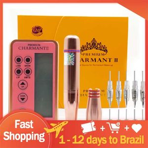 DERMOGRAFO Cyfrowy Charmant Makeup Makeup Zestaw Do Brwi Lips Rotary Swiss Microblading MTS Professional Tattoo Pen