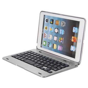 Teclado de Bluetooth para iPad Mini 1 2 3 teclados sem fio recarregáveis ​​7,9 polegadas Cobertura de corpo inteiro Tablet de proteção para tablet de luxo e kit de caso
