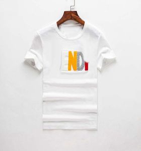 2021 Designer Shirt Casual Luxe Design T-shirts Voor Mannen Tee Shirts Brief Borduren T-shirt Heren Tees Korte mouwen T-shirts320N