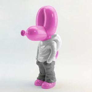 Nordic Balloon Dog Statue Jeff Junior УЛИЧНОЕ ИСКУССТВО Скульптура Домашнее украшение Животное Кукла Скульптура Ремесло Орнамент для гостиной 220211