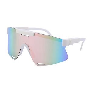 Novo Esporte Google Tr90 Pollarized Óculos de Sol para Homens Mulheres ao ar livre Óculos à prova de vento Driving Pesca 100% UV Espelhado Simples Na moda Versátil Protetora Presente