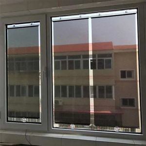 Persianas de rolos para ventosa de ventosa Sunshade Blackout Curtain Car Quarto Cozinha Escritório Janela Rolo Cortinas Som Shading 210722