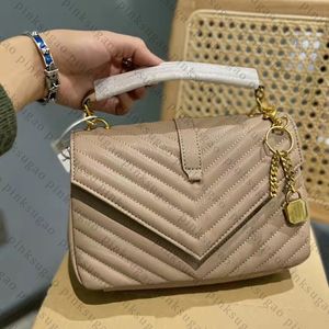 Rosa Sugao Designer Schulter-Crossbody-Tragetaschen Kettentasche Handtaschen Luxus Top-Qualität Hohe Kapazität Geldbörse Frauen Echtes Leder Mode Mädchen Einkaufstaschen mit Box