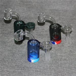 Hookahs Glass Reclaim Adapter Man Kvinna 14mm Joint Glass Reclaimer Adapter Ash Catcher för DAB Oil Rigs Bong Vattenrör