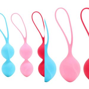 NXY Eggs Satisfyer Safe Silicone Smart Ball Kegel Ben Wa Vagina Stringere la macchina per esercizi Geisha vaginale Giocattoli del sesso per le donne 1124