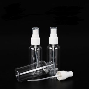 60ml Wyczyść Plastikowe Przenośne Perfumy Perfumy Butelka Puste butelek Perfumy Refillable Mist Pump Atomizer Travel