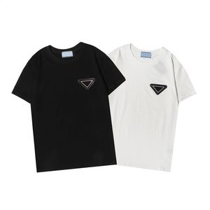 22SSメンズTシャツの贅沢なデザイナーの手紙プリントクルーネックカジュアル夏の通気性レディースTシャツソリッドカラー最高品質ティーホレールS-2XL＃08