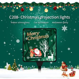 Christmas Car Ambient lamp Star Light Interior Decorative Lights USB LED Adjustable Multiple Lighting Effects