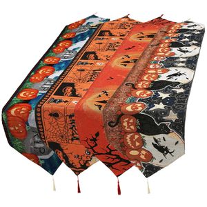 Table Cloth Home Textile Halloween Theme Tablecloth Background Wall Covering for Halloween-Party Event Decoration