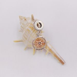 925 Sterling Silber Indie-Schmuckherstellungszubehör-Kit Pandora Club Compass DIY Bär Charm Jade Damen Goldarmband für Frauen Kette Perlen Halskette Set Geschenk 788590C01