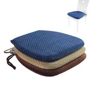 クッション/装飾枕ダイニングチェアシートクッションメモリフォーム快適なソフトネスパッド保護テールボーン装飾1 PC