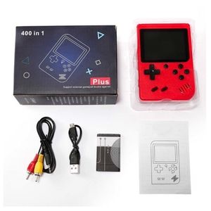 2021 Vendita calda Mini console per videogiochi portatile 400 in 1 Design retrò a 8 bit con LCD a colori e 400 giochi classici - Supporta due giocatori