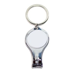 Keychains 15 Shapes Sublimation Transfer Paper Blanks DIY Metal Round Key Rings Heat Press Po Custom Jewelry Making Smal22356S