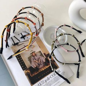 Yeni Moda Kadınlar Kafa Taze İnciler Hairband Çok Katmanlı Düğüm Casual Şapkalar Yetişkin Saç Aksesuarları Toptan